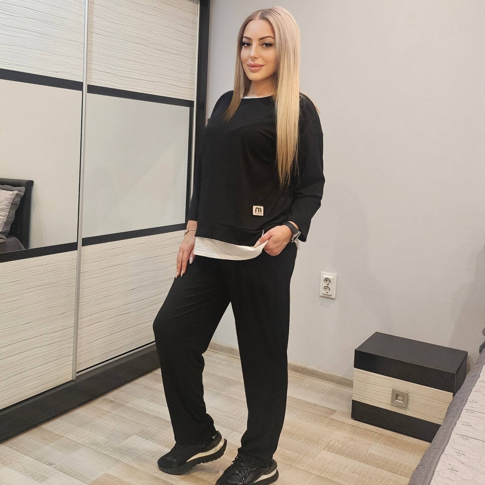 Модерен комплект Дая черен