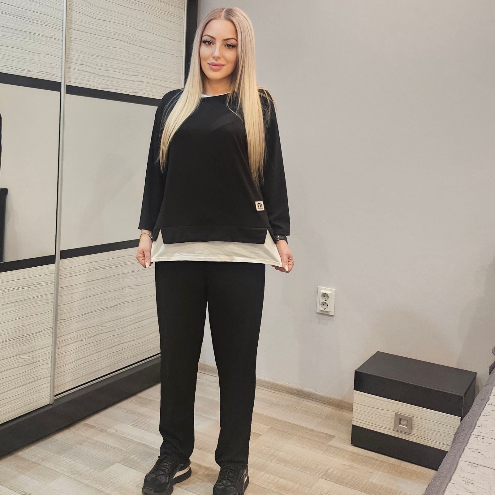 Модерен комплект Дая черен