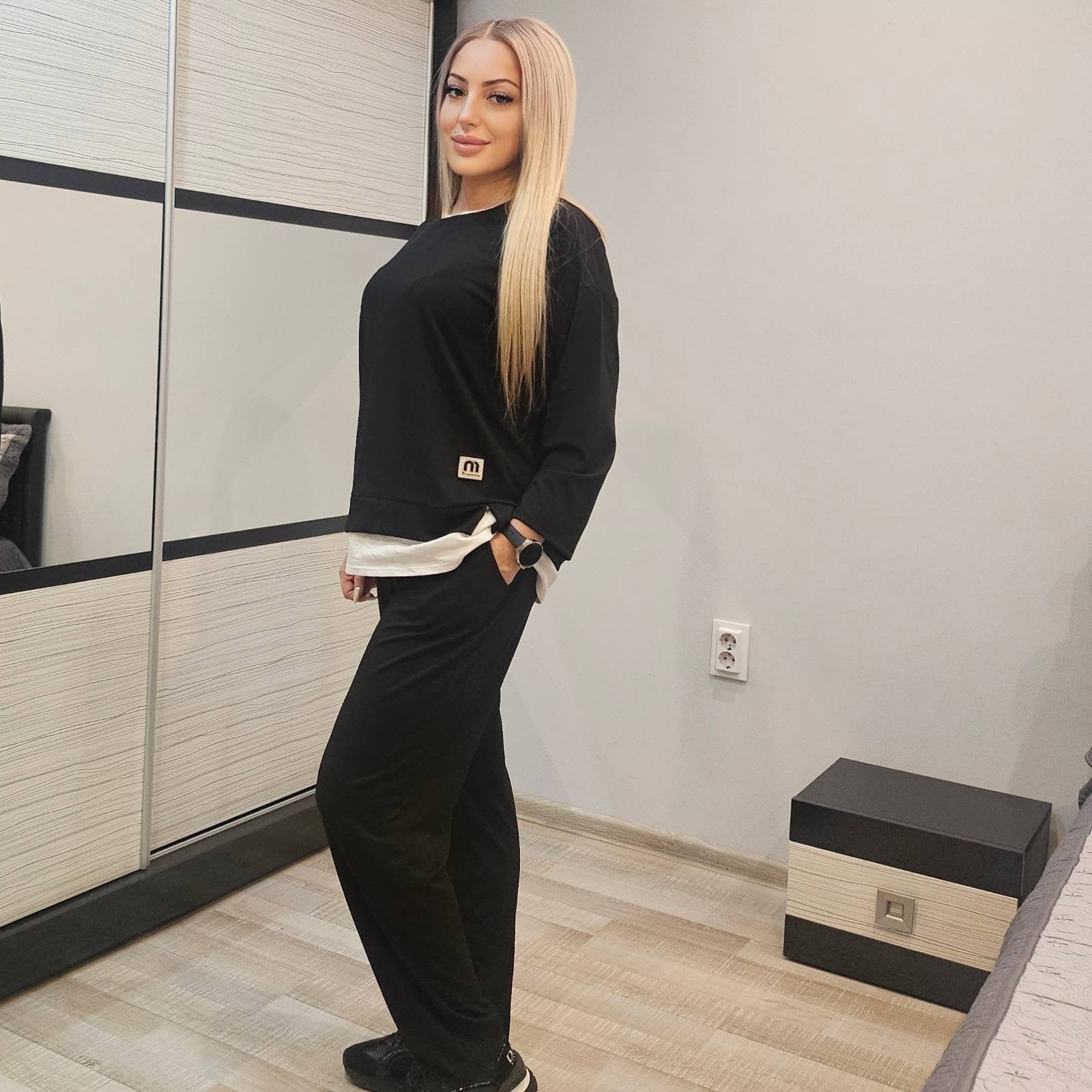 Модерен комплект Дая черен